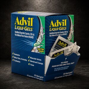 ADVIL LIQUID GEL 25CT IN A BOX