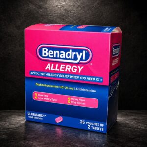 BENADRYL ALLERGY 25CT/BOX