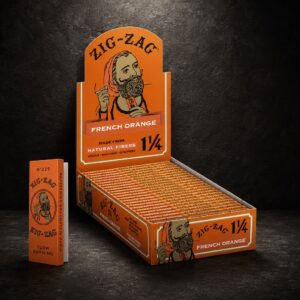 ZIG ZAG PAPERS 1 1/4 ORANGE 24CT