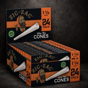 ZIG ZAG ULTRA THIN CONE 1 1/4 24CT